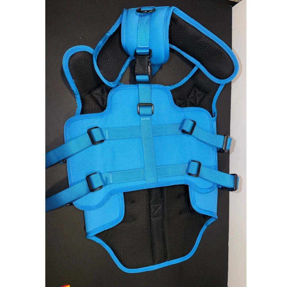 Petnanny Training Tactical Dog Harness Blue XL Padded Vest with Handle